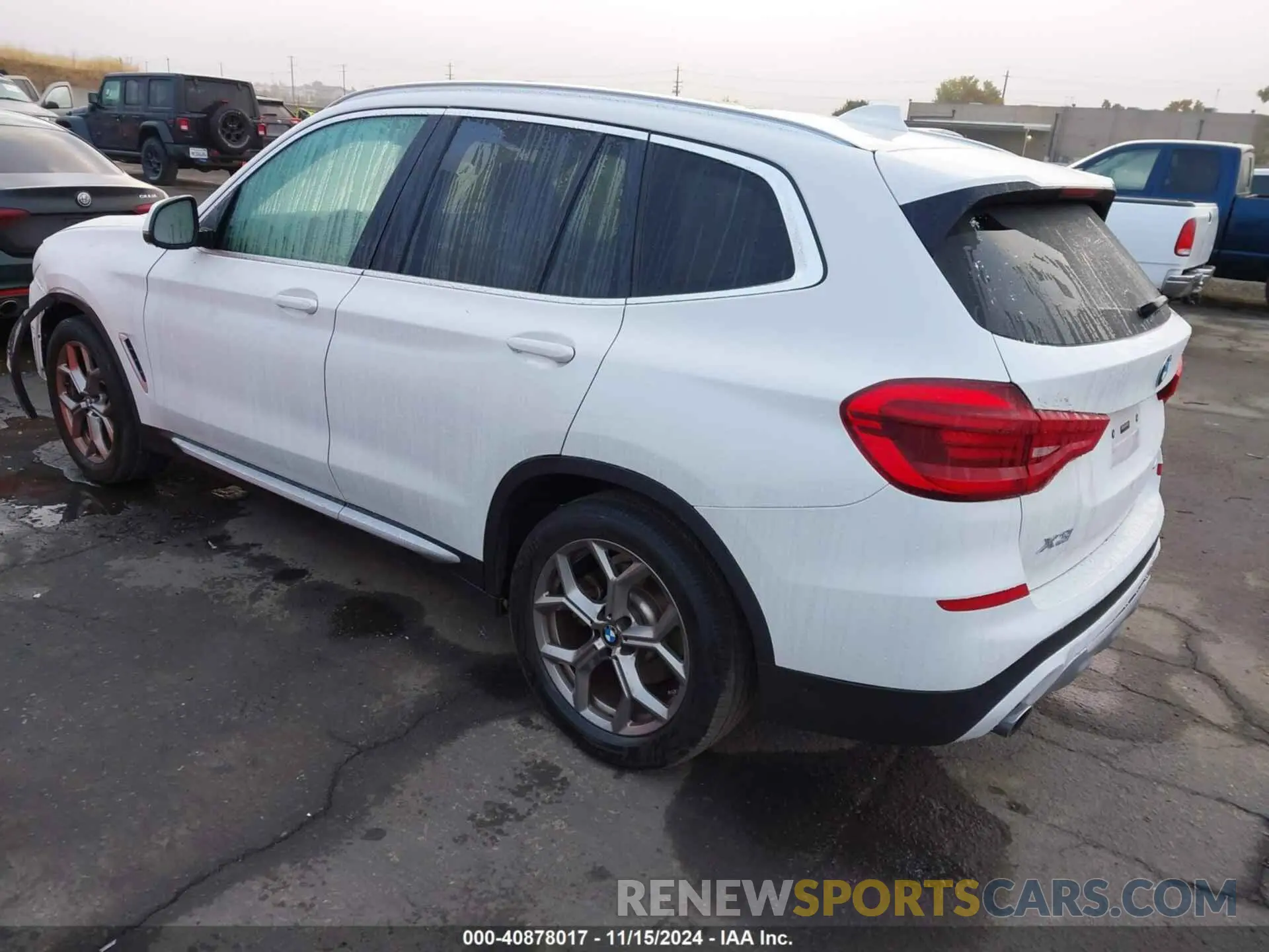 3 Photograph of a damaged car 5UXTY3C05M9H24837 BMW X3 2021