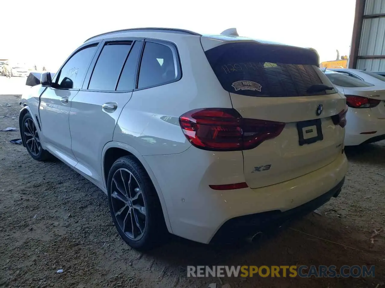 3 Photograph of a damaged car 5UXTY3C06M9E93091 BMW X3 2021