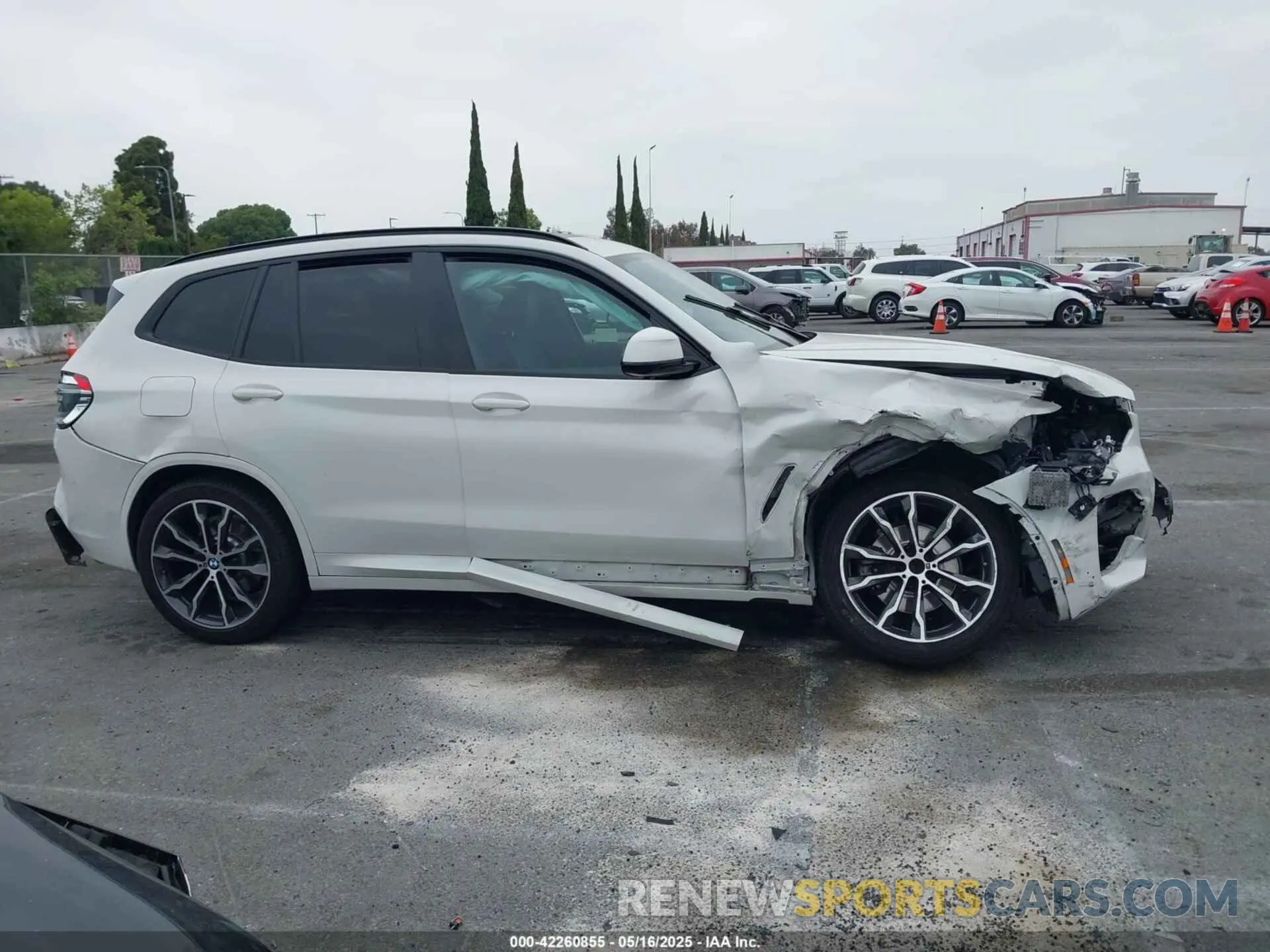 12 Photograph of a damaged car 5UXTY3C06M9G70867 BMW X3 2021