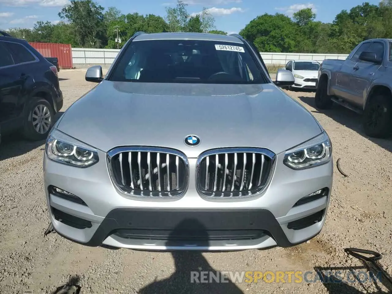 5 Фотография поврежденного автомобиля 5UXTY3C06M9H57474 BMW X3 2021