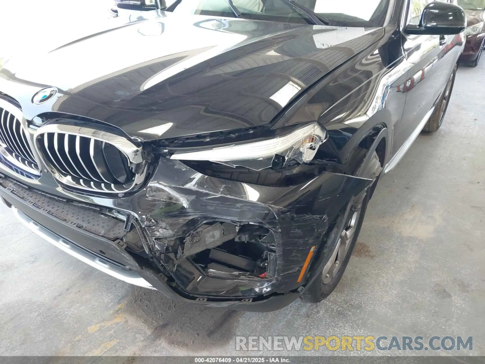 6 Фотография поврежденного автомобиля 5UXTY3C06M9H80074 BMW X3 2021
