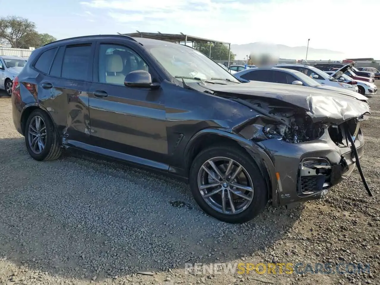 4 Photograph of a damaged car 5UXTY3C07M9E82696 BMW X3 2021