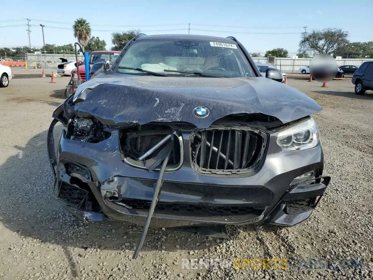 5 Photograph of a damaged car 5UXTY3C07M9E82696 BMW X3 2021