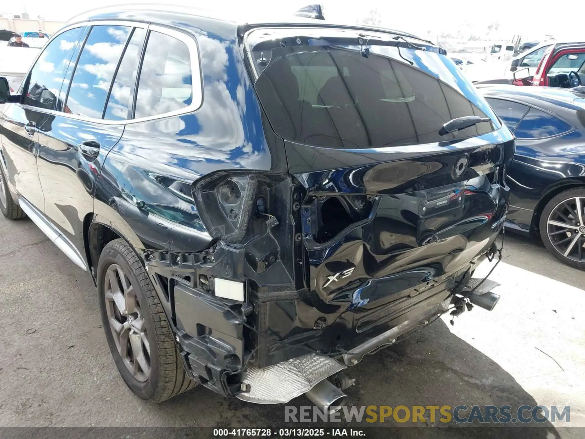 6 Фотография поврежденного автомобиля 5UXTY3C07M9G14775 BMW X3 2021