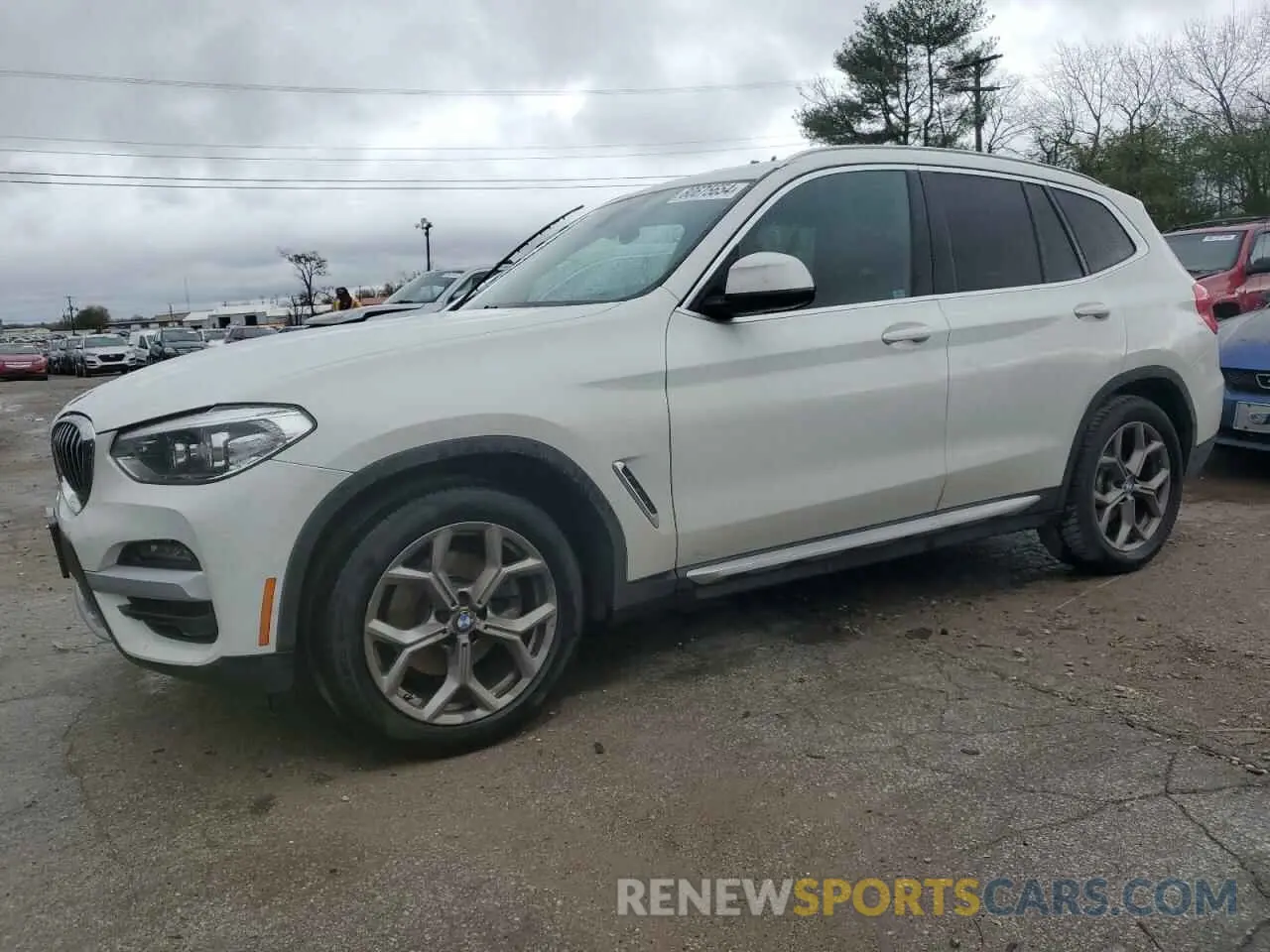 1 Photograph of a damaged car 5UXTY3C08M9E84568 BMW X3 2021