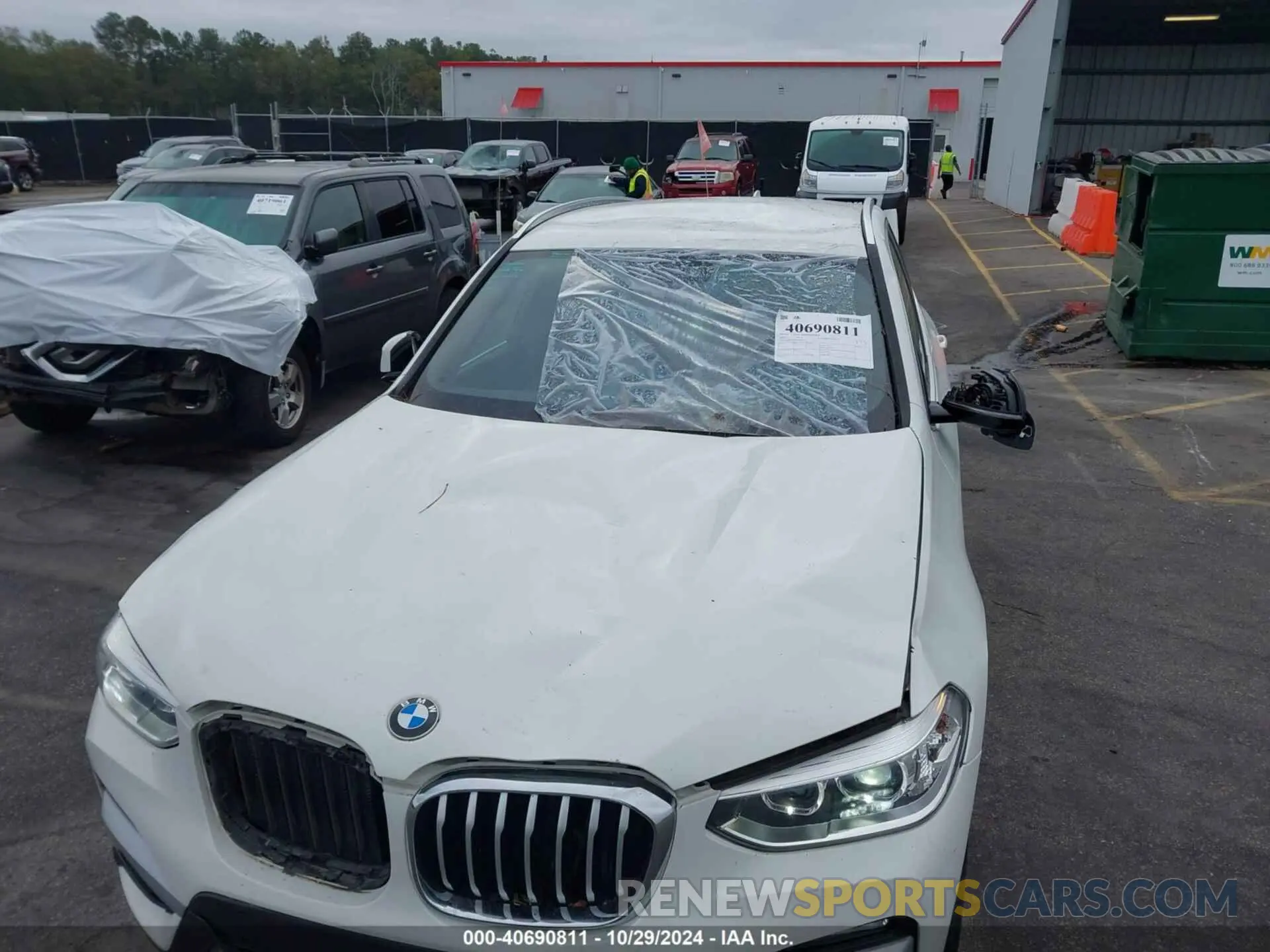 6 Photograph of a damaged car 5UXTY3C0XM9D92135 BMW X3 2021