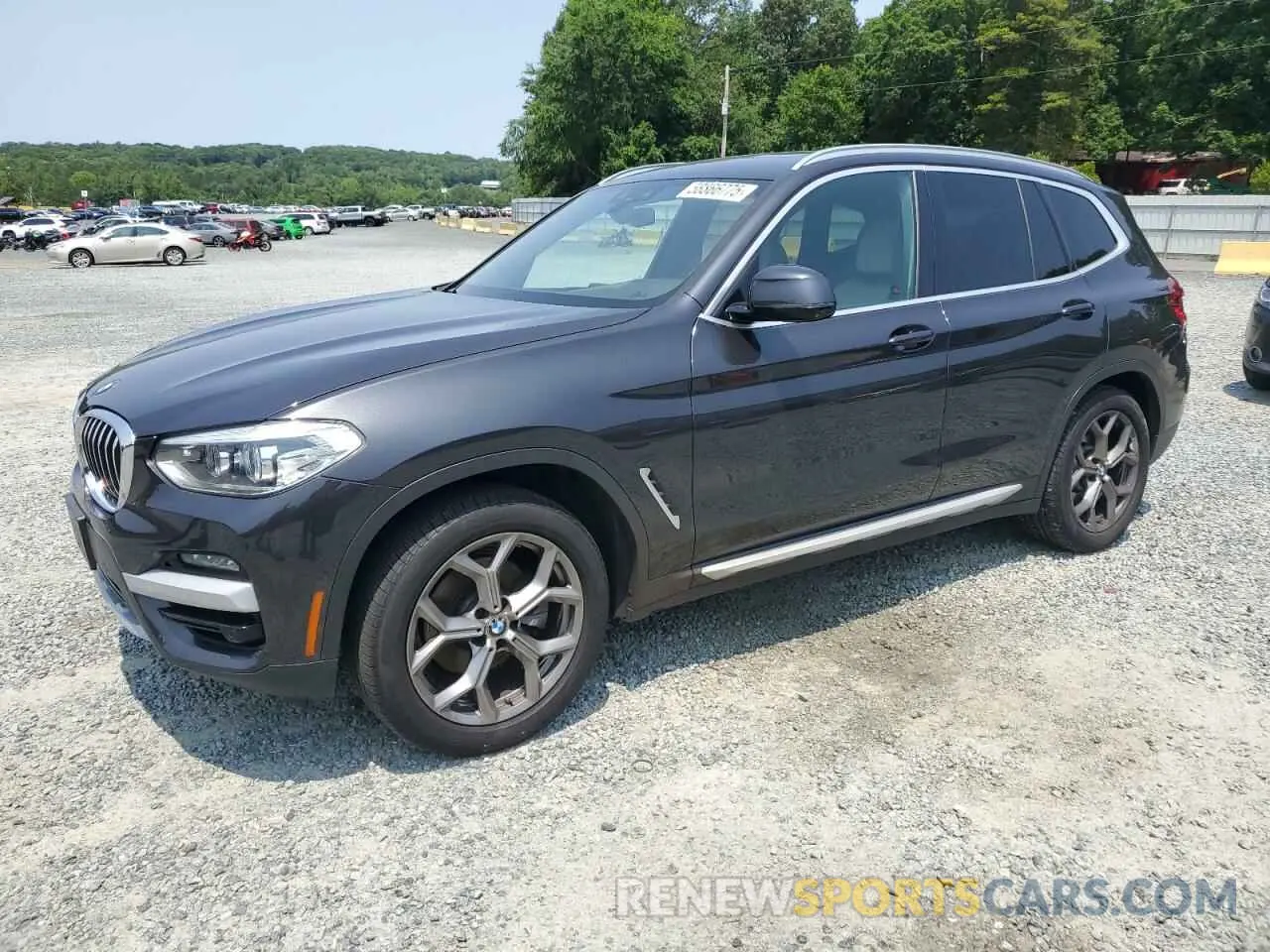 1 Photograph of a damaged car 5UXTY3C0XM9G11580 BMW X3 2021
