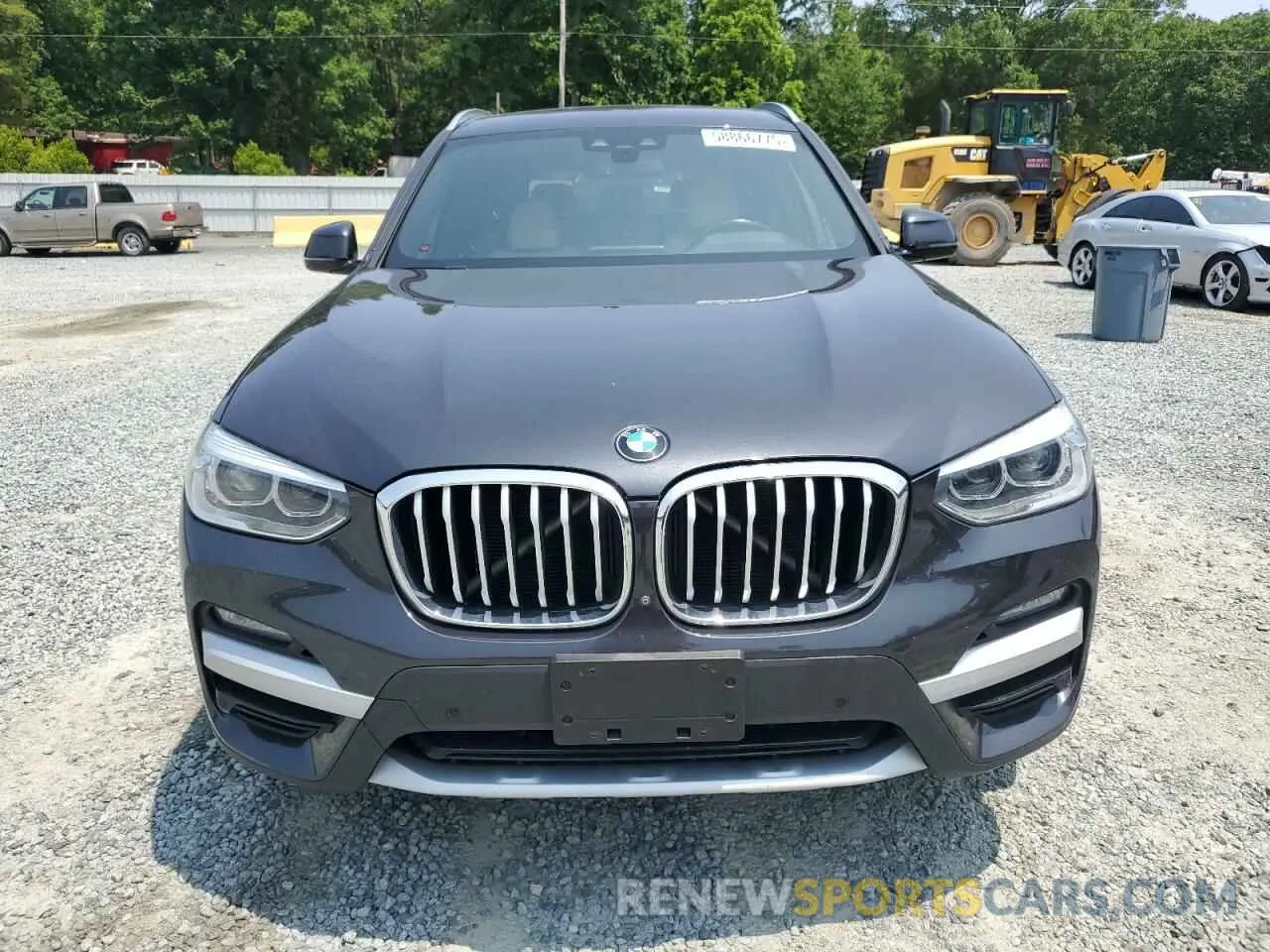 5 Photograph of a damaged car 5UXTY3C0XM9G11580 BMW X3 2021
