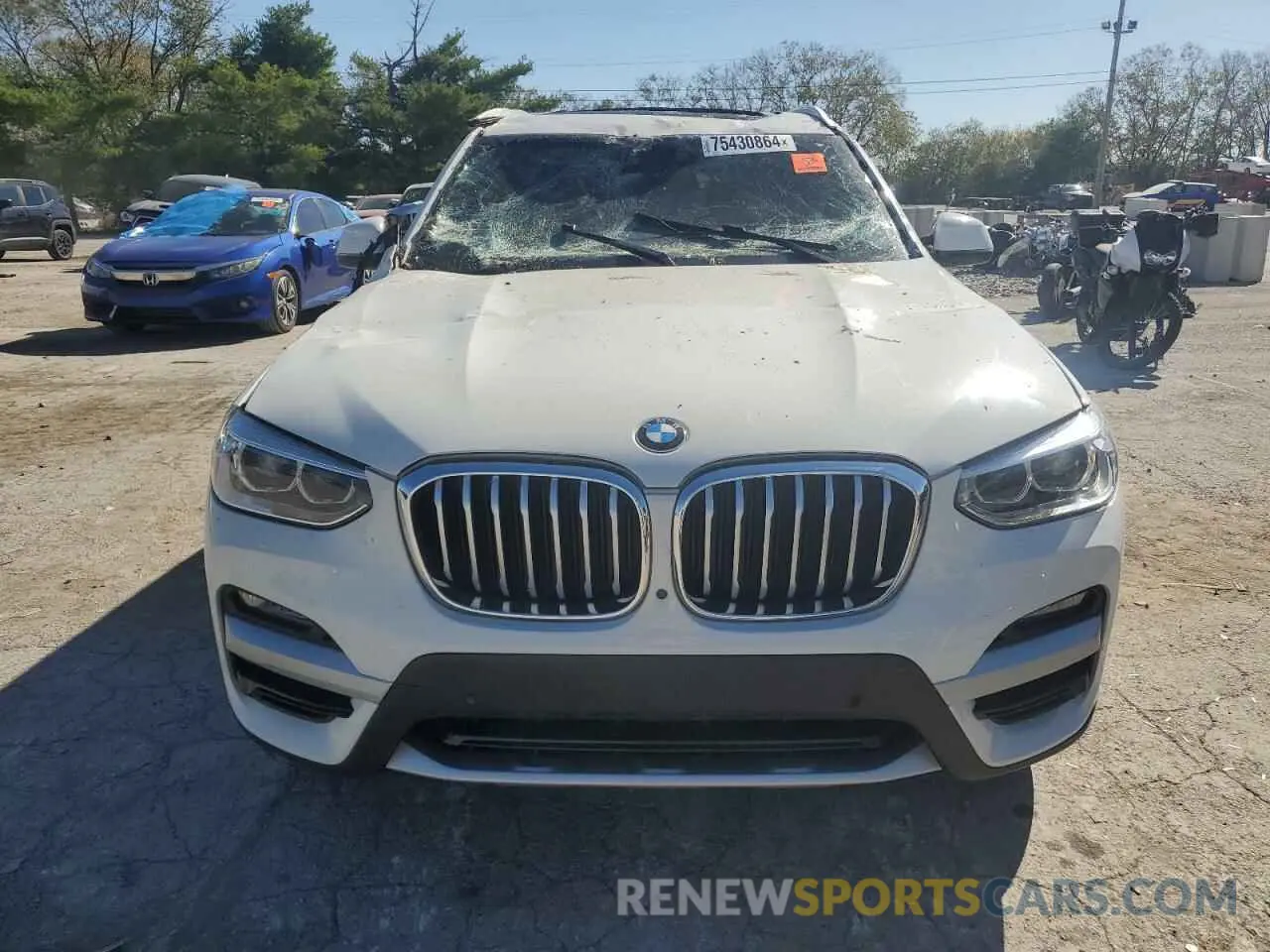 5 Фотография поврежденного автомобиля 5UXTY5C00M9D90504 BMW X3 2021