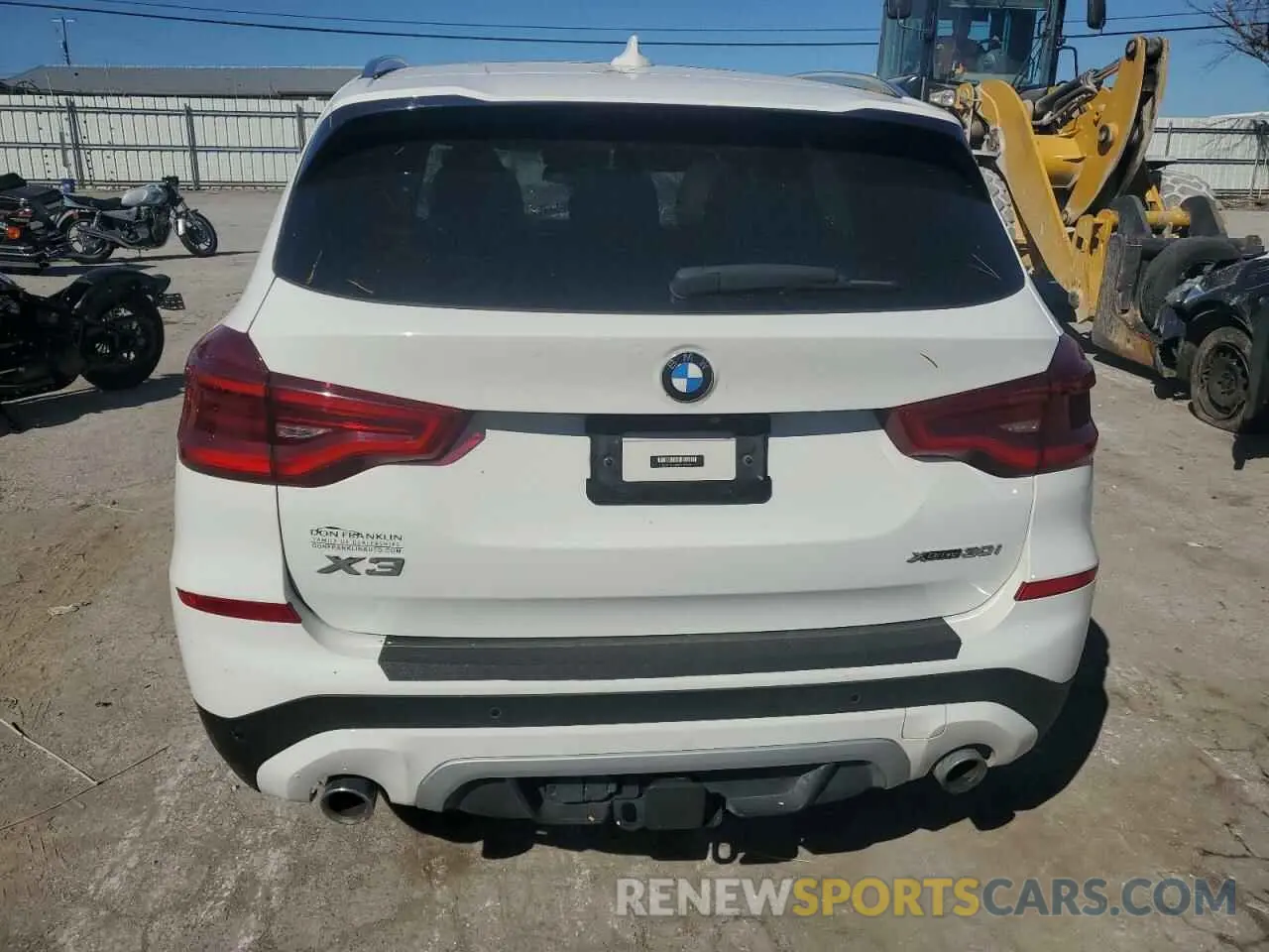 6 Фотография поврежденного автомобиля 5UXTY5C00M9D90504 BMW X3 2021