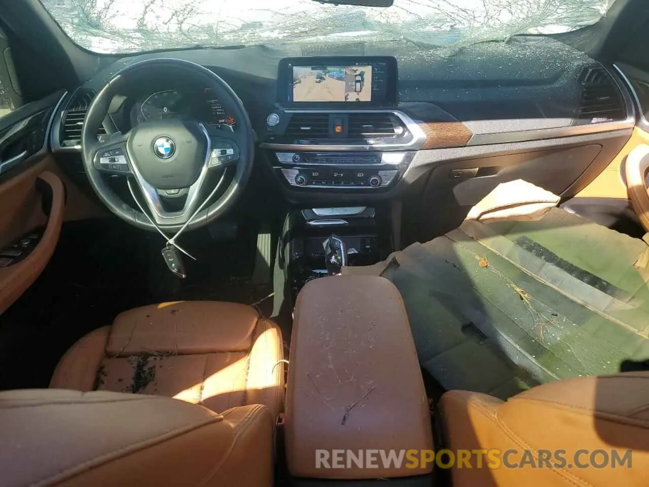 8 Фотография поврежденного автомобиля 5UXTY5C00M9D90504 BMW X3 2021