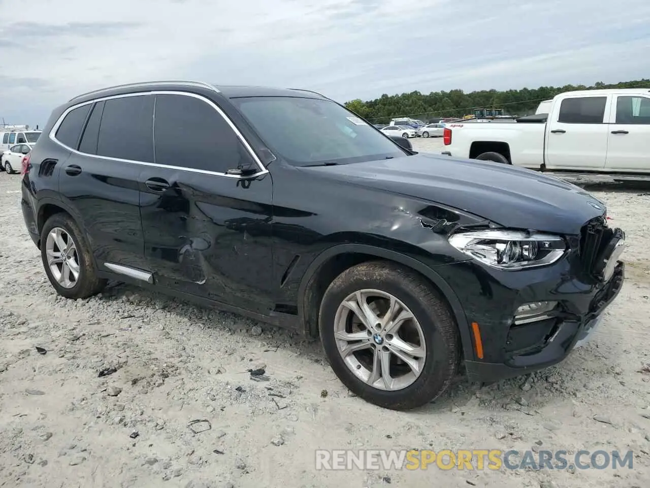 4 Фотография поврежденного автомобиля 5UXTY5C00M9F99211 BMW X3 2021