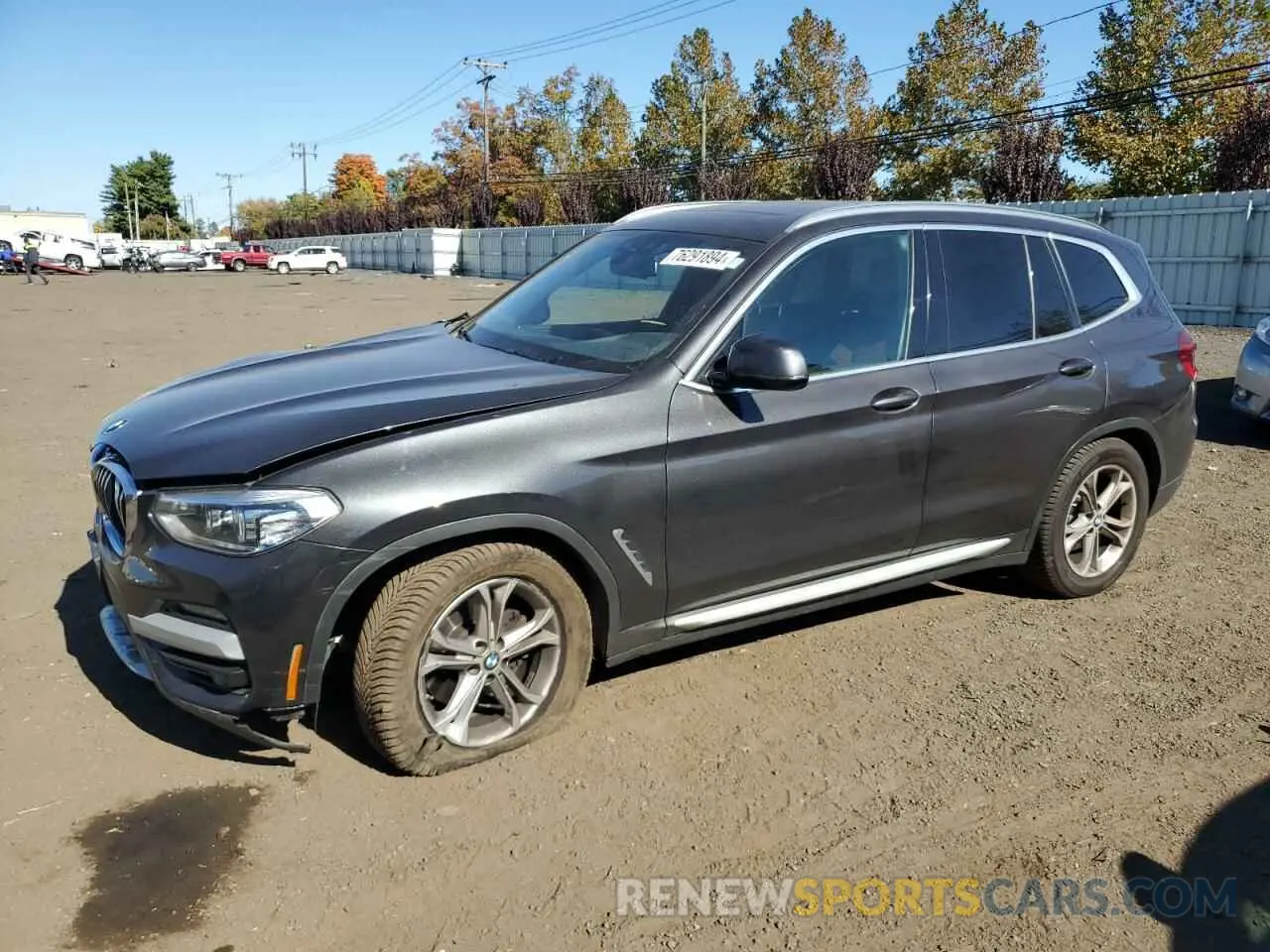 1 Photograph of a damaged car 5UXTY5C01M9E04460 BMW X3 2021