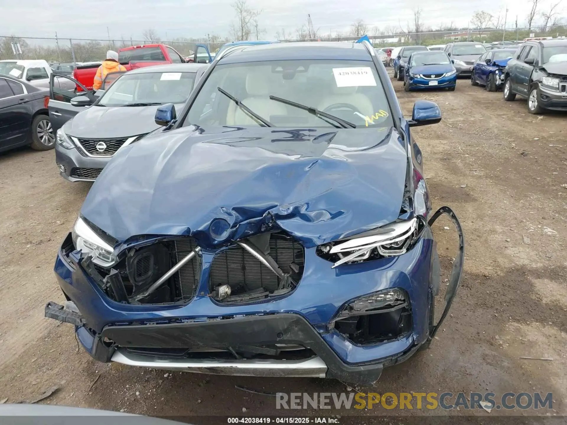 12 Photograph of a damaged car 5UXTY5C01M9E42951 BMW X3 2021