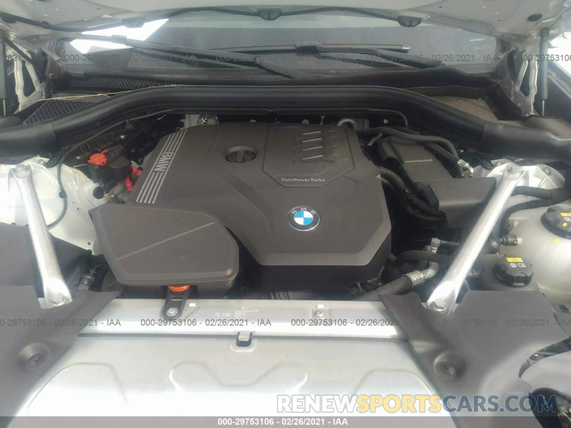 10 Photograph of a damaged car 5UXTY5C01M9F12545 BMW X3 2021