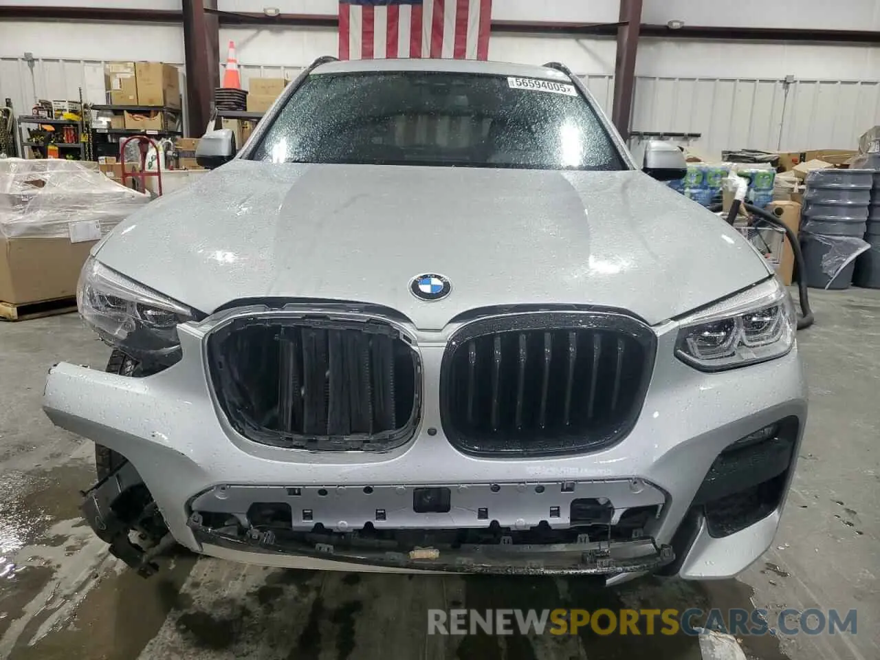 5 Фотография поврежденного автомобиля 5UXTY5C01M9F82465 BMW X3 2021