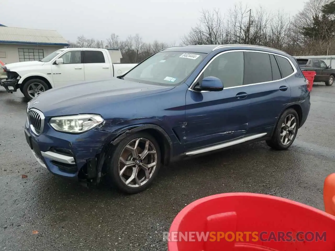 1 Фотография поврежденного автомобиля 5UXTY5C01M9H12745 BMW X3 2021