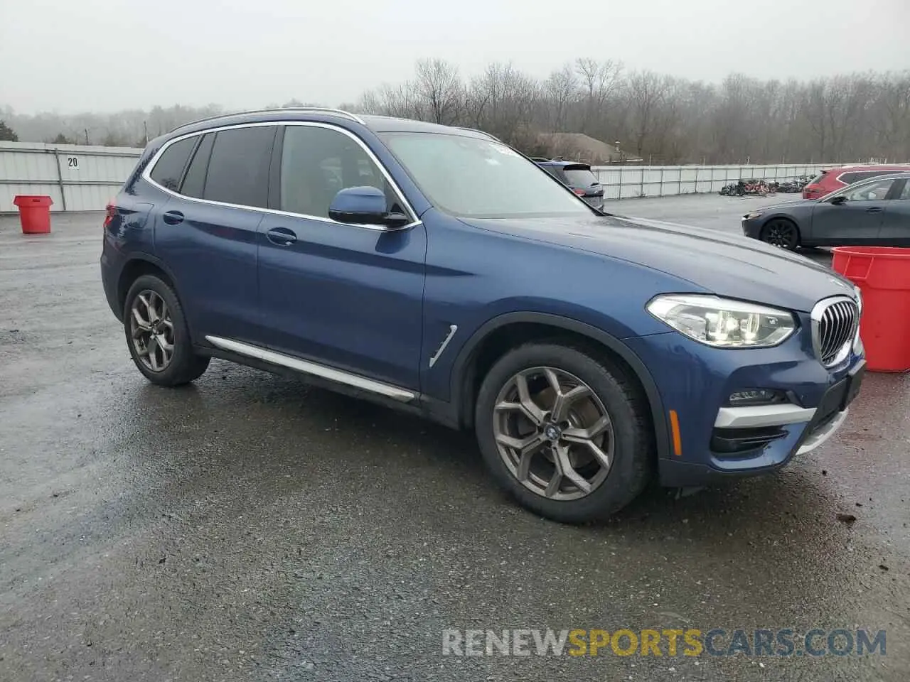 4 Фотография поврежденного автомобиля 5UXTY5C01M9H12745 BMW X3 2021