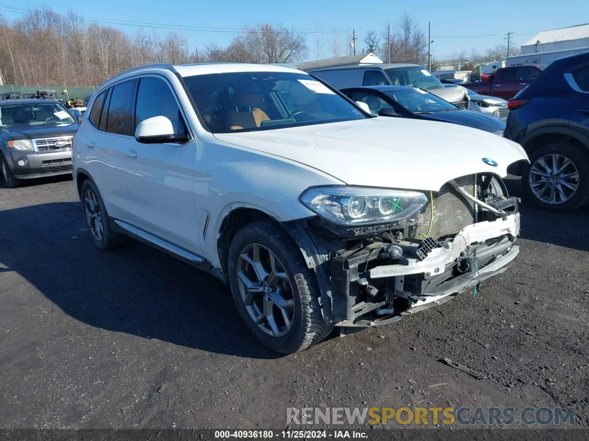 1 Фотография поврежденного автомобиля 5UXTY5C02M9D85515 BMW X3 2021
