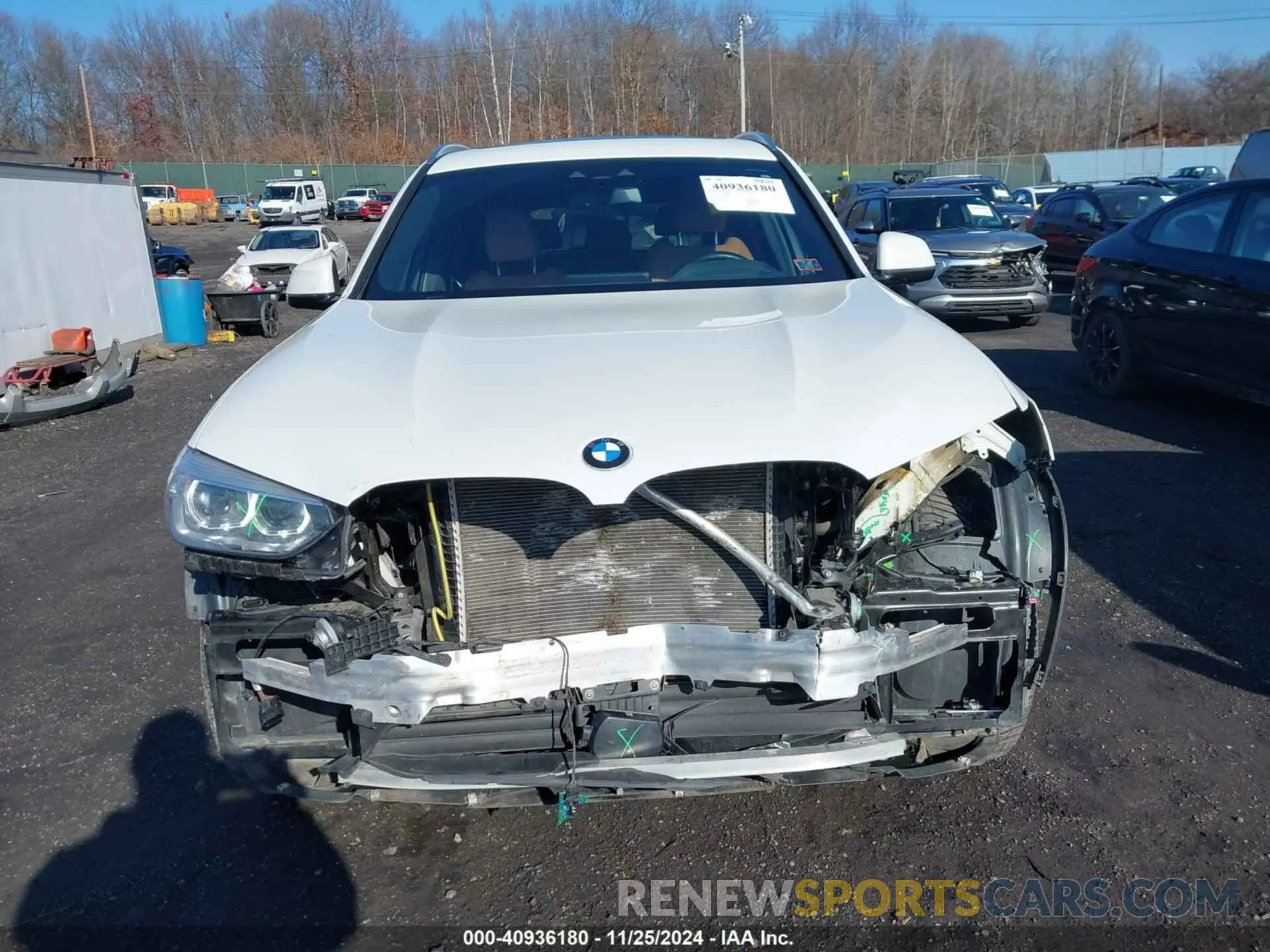 12 Фотография поврежденного автомобиля 5UXTY5C02M9D85515 BMW X3 2021