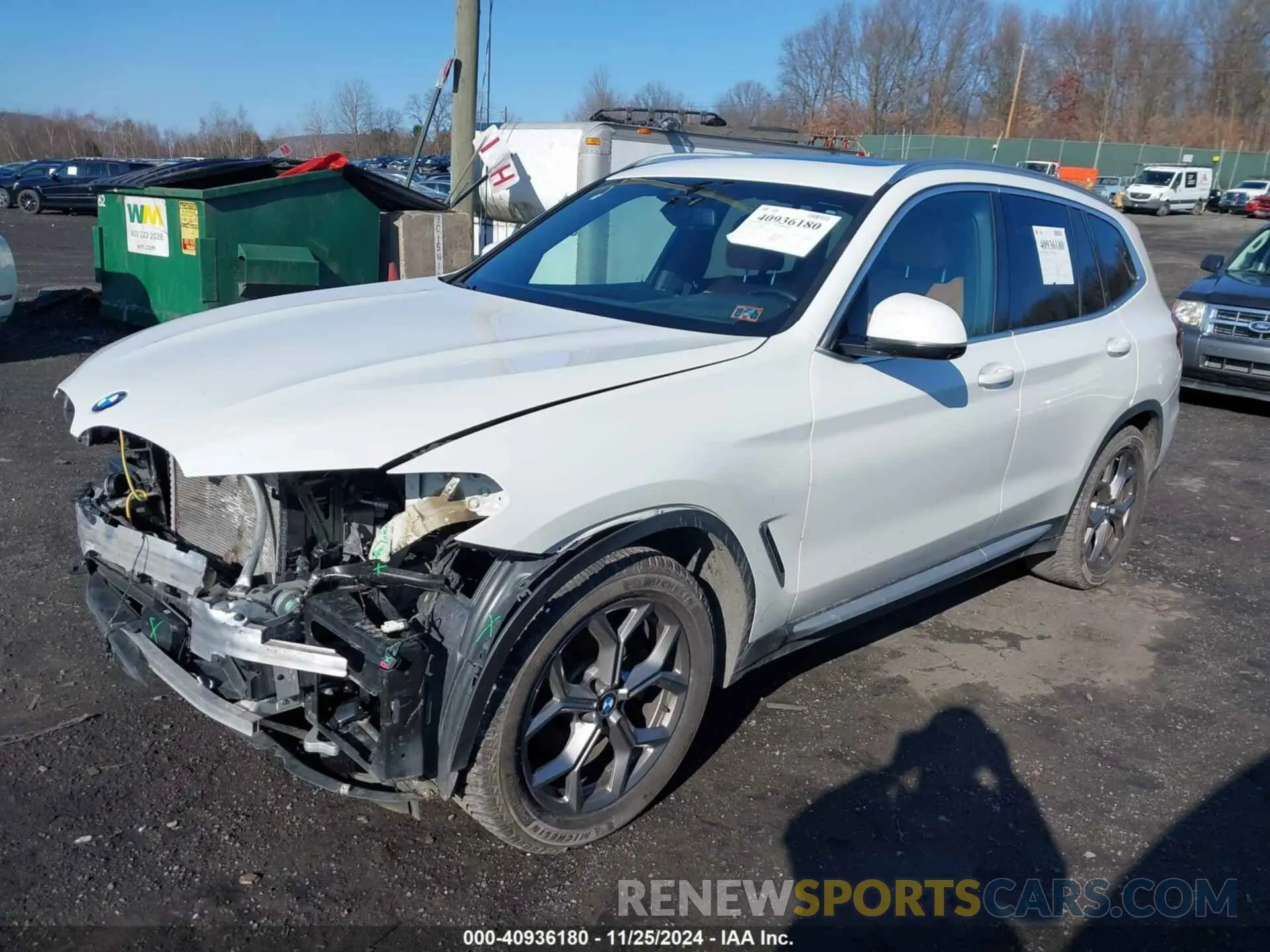 2 Фотография поврежденного автомобиля 5UXTY5C02M9D85515 BMW X3 2021