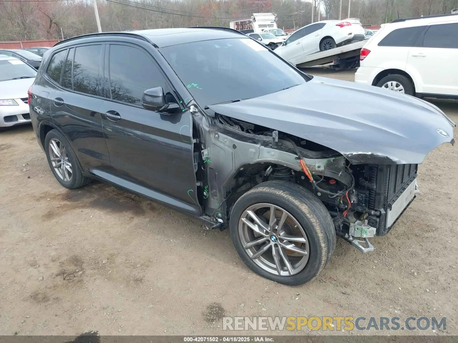 1 Фотография поврежденного автомобиля 5UXTY5C02M9E19758 BMW X3 2021