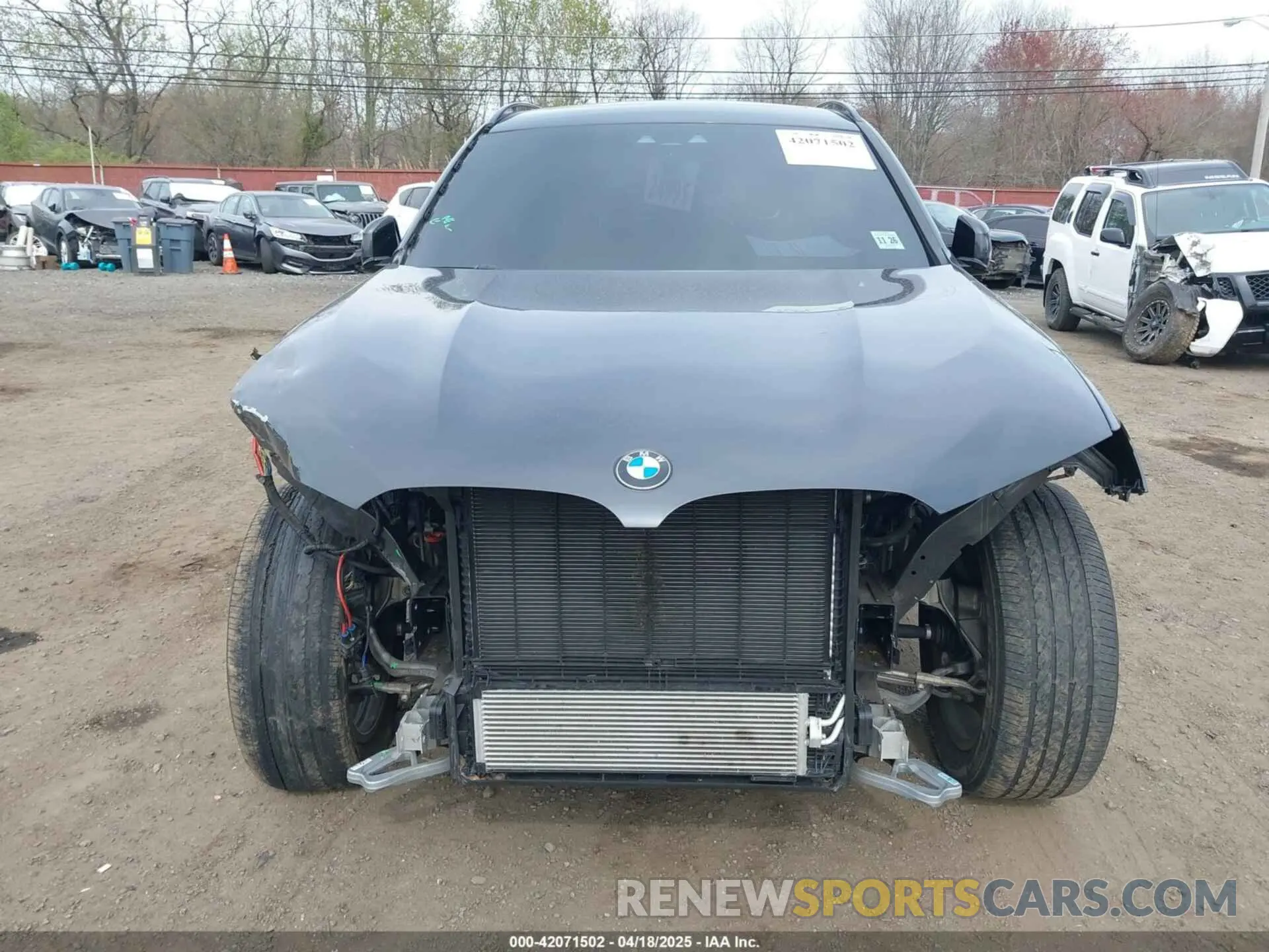 12 Фотография поврежденного автомобиля 5UXTY5C02M9E19758 BMW X3 2021