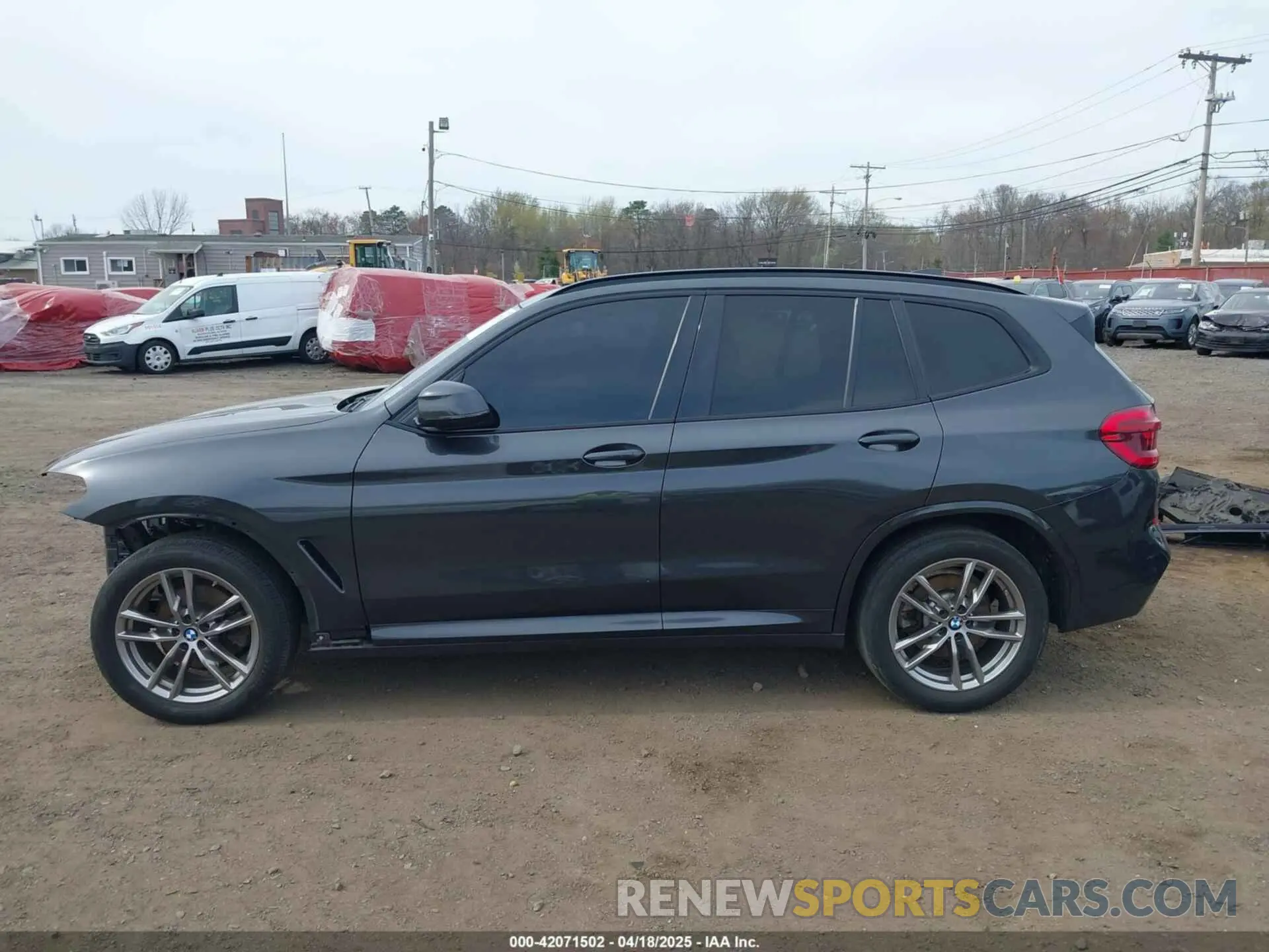14 Фотография поврежденного автомобиля 5UXTY5C02M9E19758 BMW X3 2021