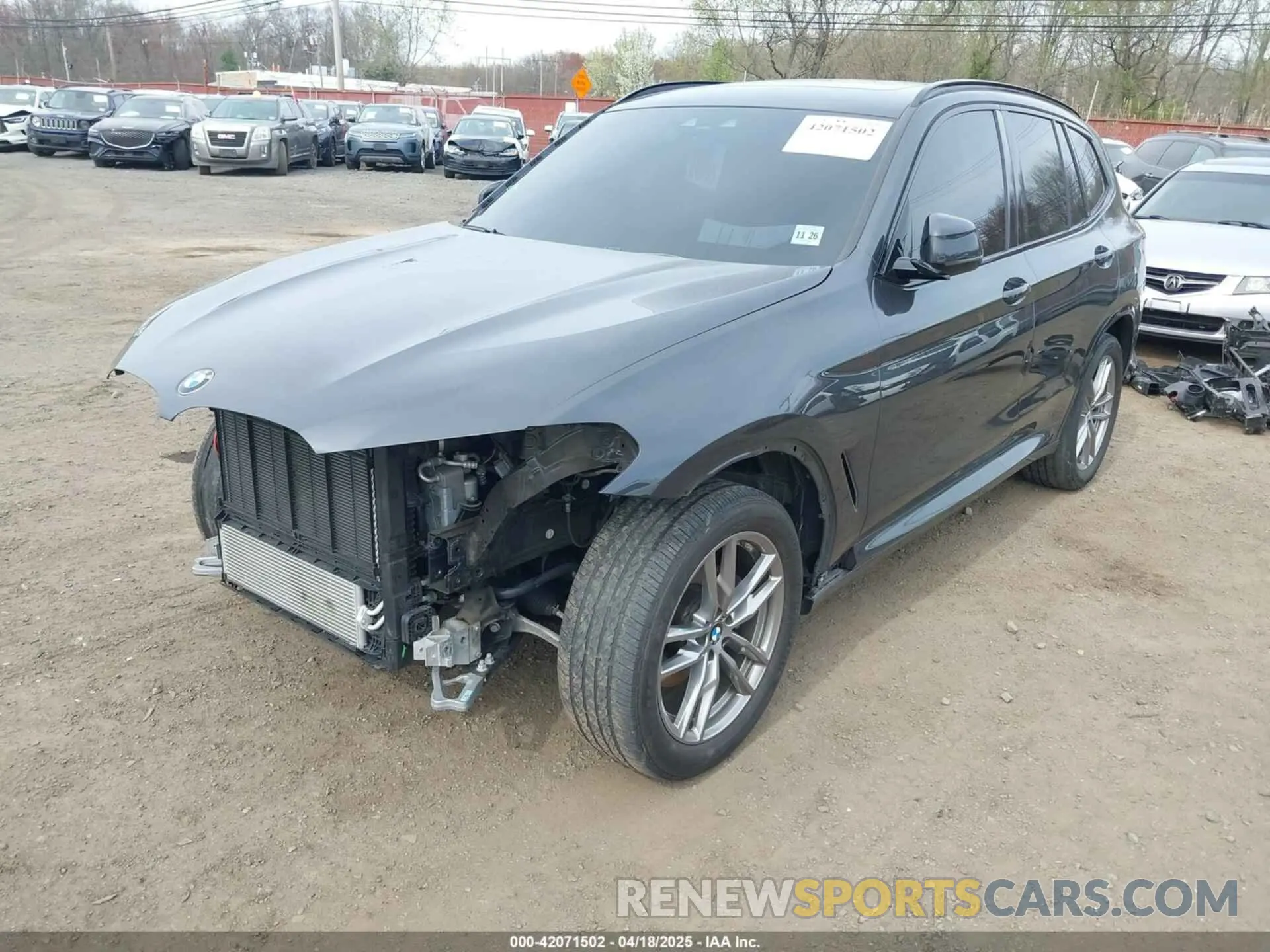 6 Фотография поврежденного автомобиля 5UXTY5C02M9E19758 BMW X3 2021