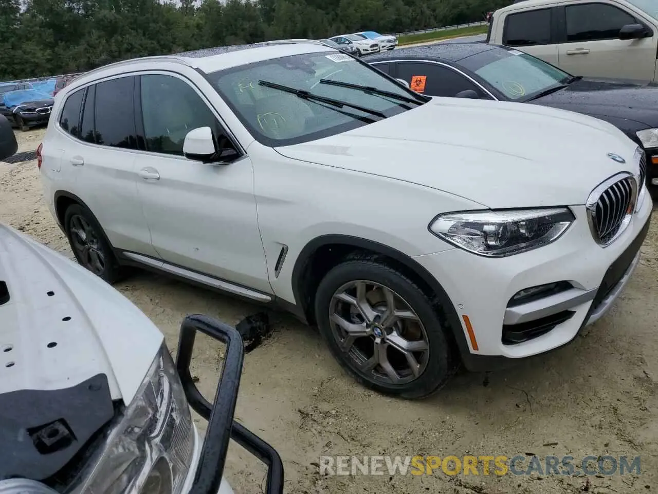 4 Photograph of a damaged car 5UXTY5C02M9E42599 BMW X3 2021