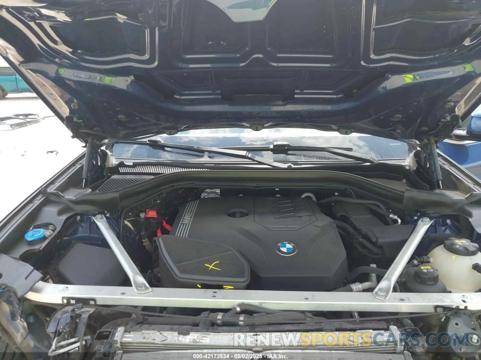 10 Фотография поврежденного автомобиля 5UXTY5C02M9G01198 BMW X3 2021
