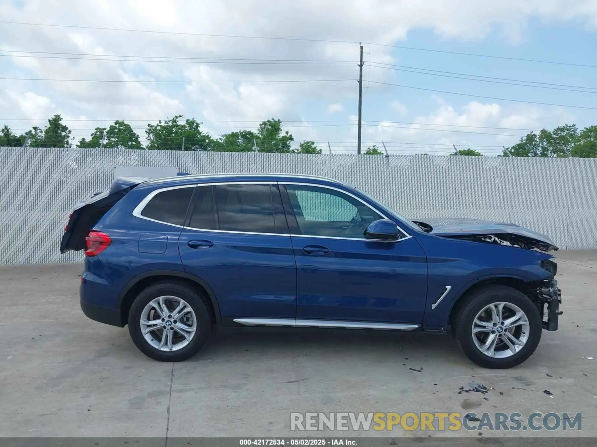 13 Фотография поврежденного автомобиля 5UXTY5C02M9G01198 BMW X3 2021