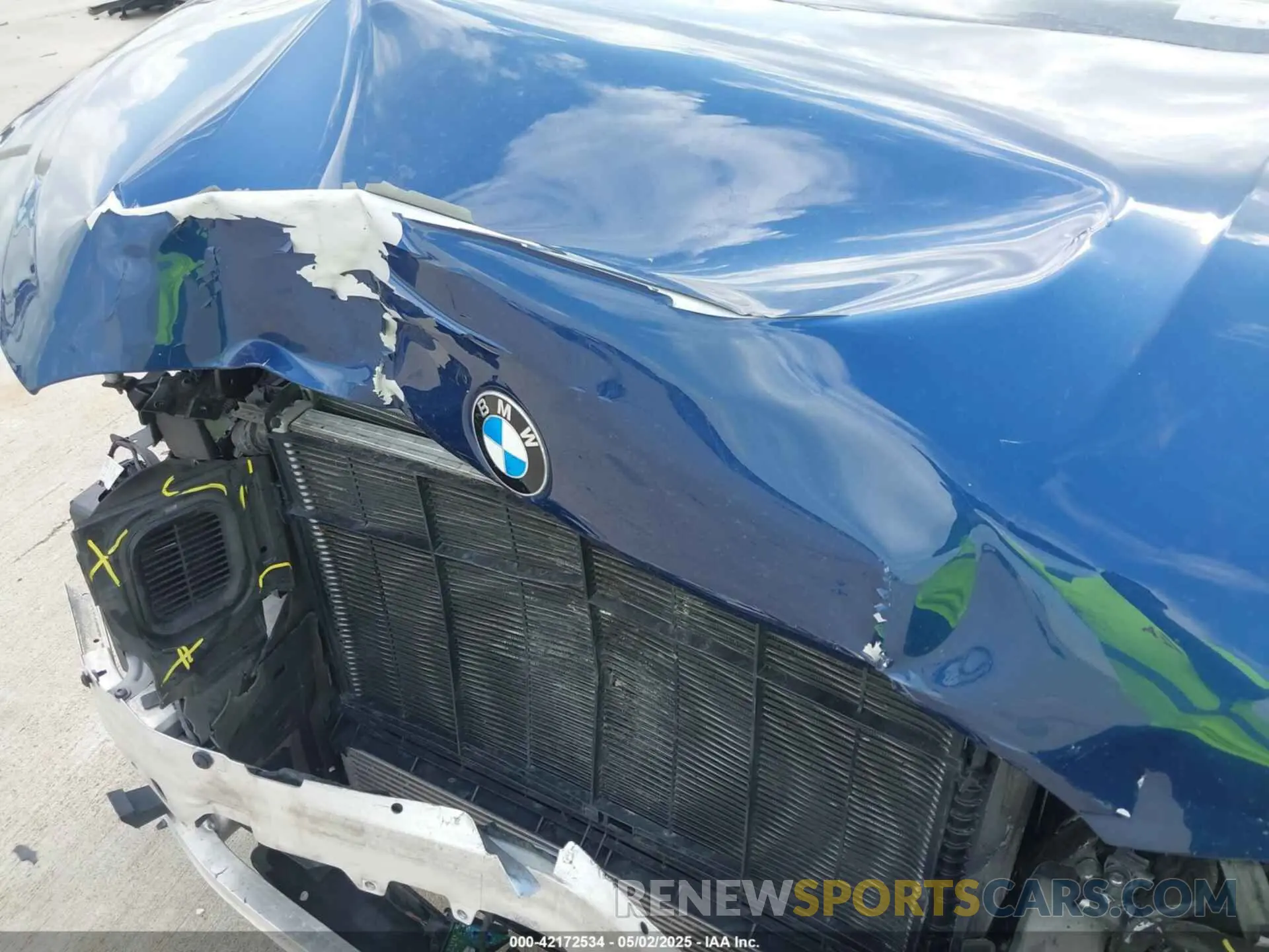 6 Фотография поврежденного автомобиля 5UXTY5C02M9G01198 BMW X3 2021