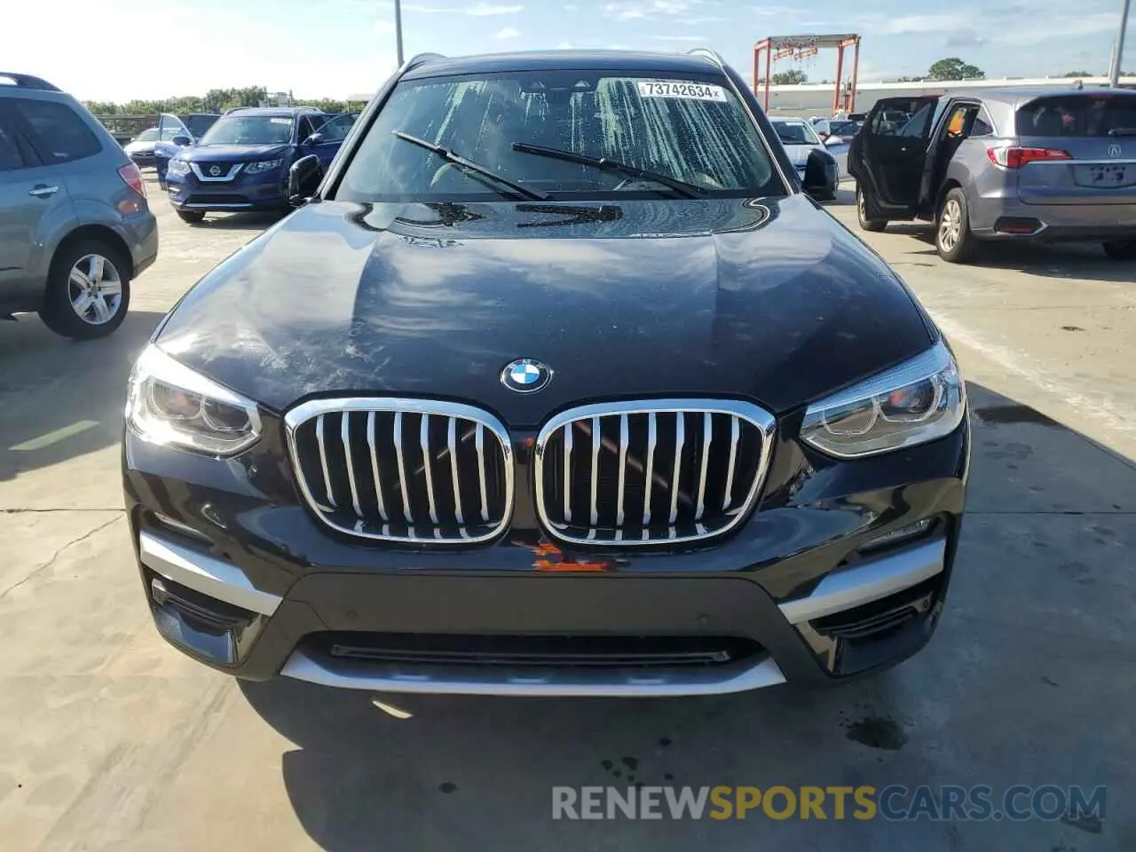 5 Photograph of a damaged car 5UXTY5C03M9E33247 BMW X3 2021