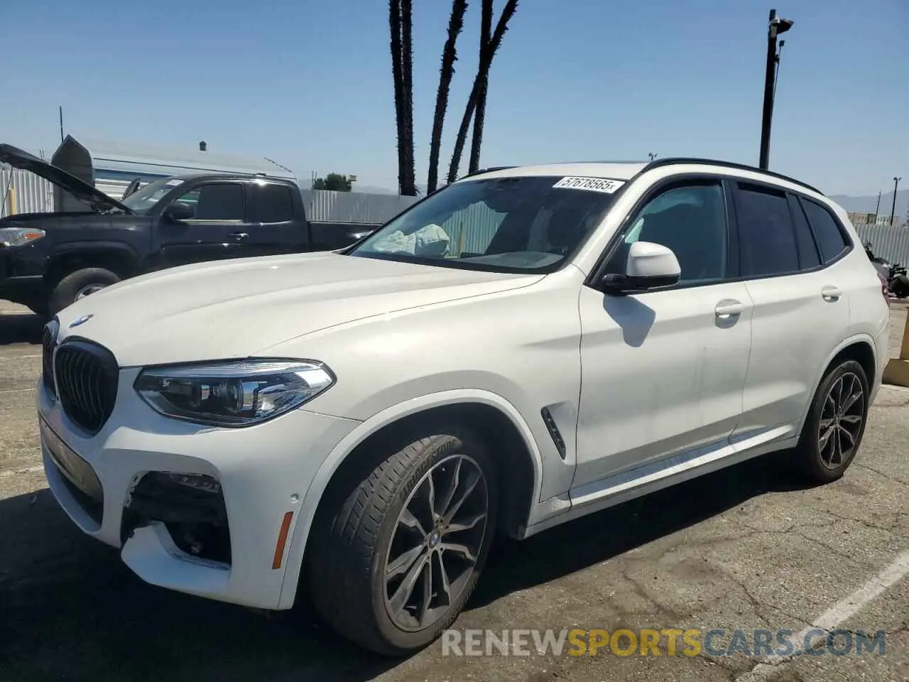 1 Фотография поврежденного автомобиля 5UXTY5C03M9E84599 BMW X3 2021