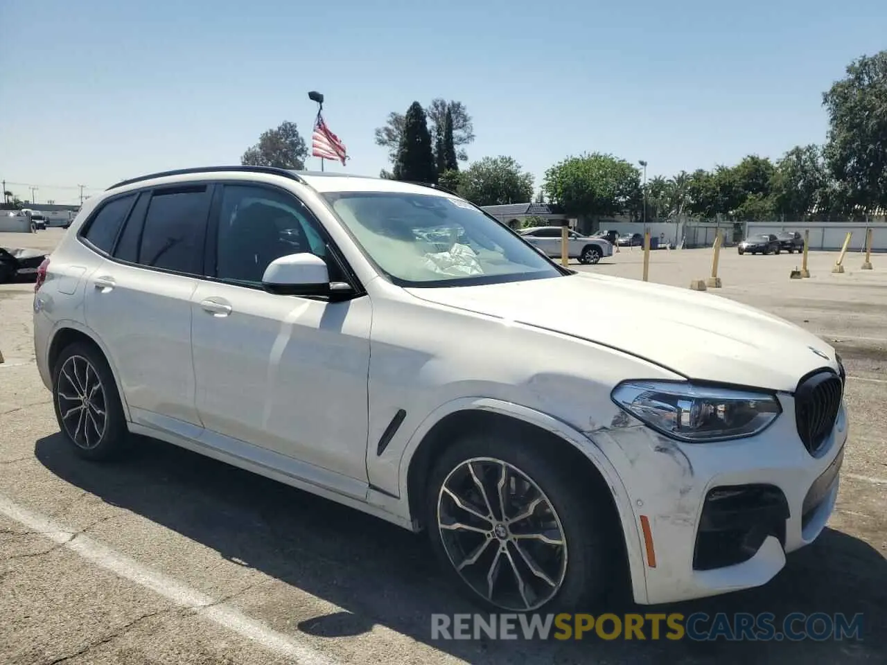 4 Фотография поврежденного автомобиля 5UXTY5C03M9E84599 BMW X3 2021