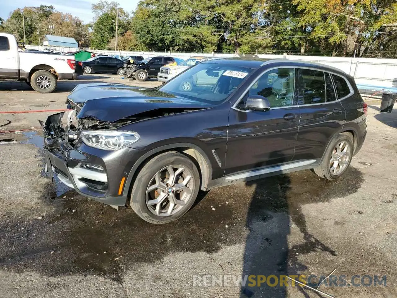 1 Photograph of a damaged car 5UXTY5C03M9F93936 BMW X3 2021