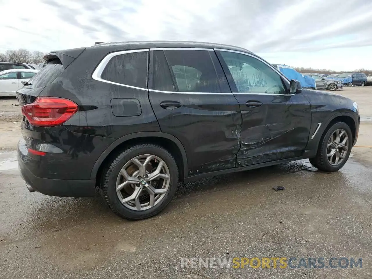3 Фотография поврежденного автомобиля 5UXTY5C04M9F11244 BMW X3 2021