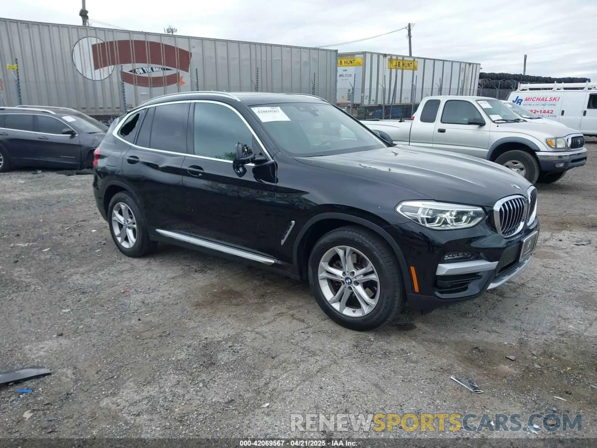 1 Photograph of a damaged car 5UXTY5C04M9F93699 BMW X3 2021
