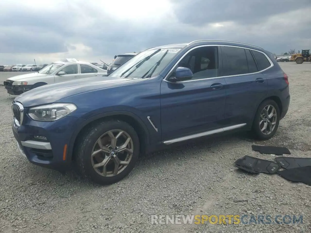 1 Фотография поврежденного автомобиля 5UXTY5C05M9F43328 BMW X3 2021