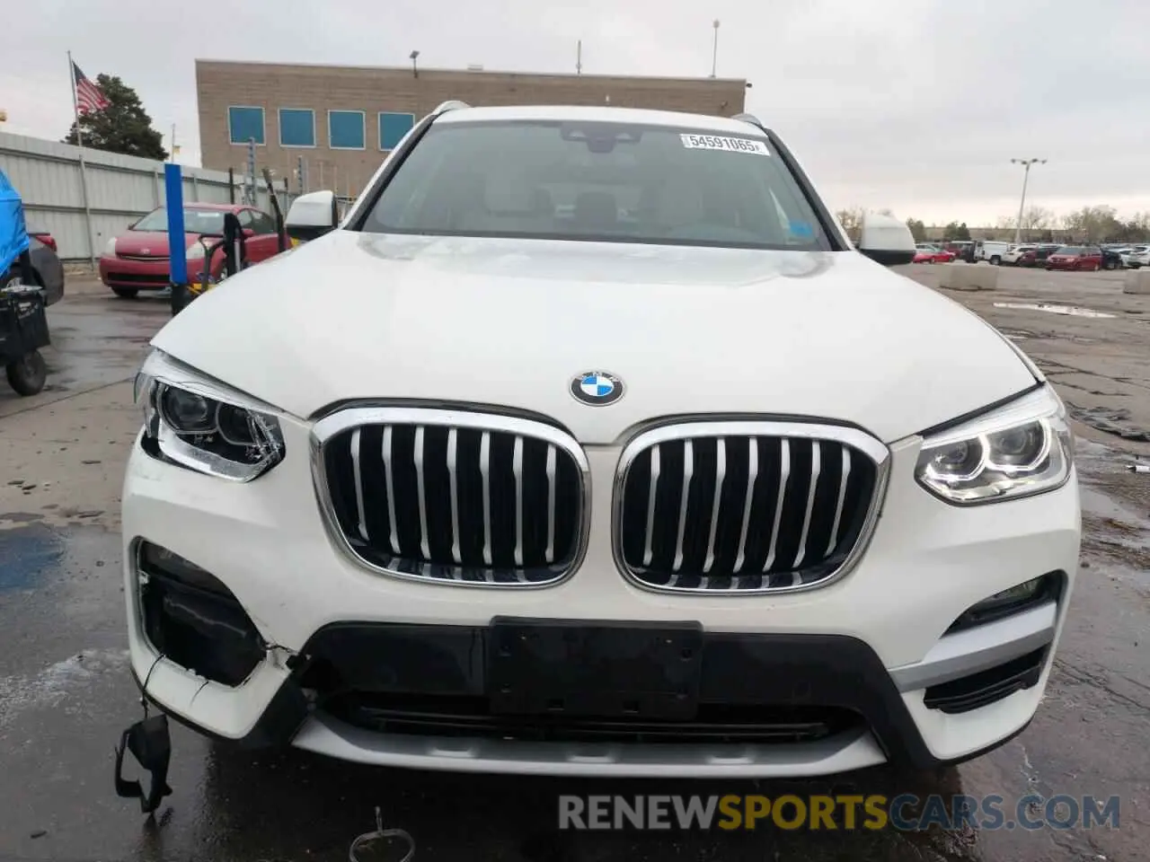 5 Photograph of a damaged car 5UXTY5C05M9G91110 BMW X3 2021