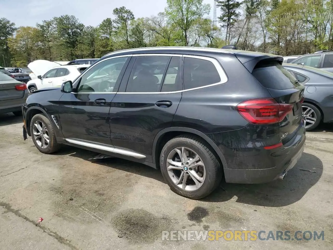 2 Photograph of a damaged car 5UXTY5C05M9H25319 BMW X3 2021