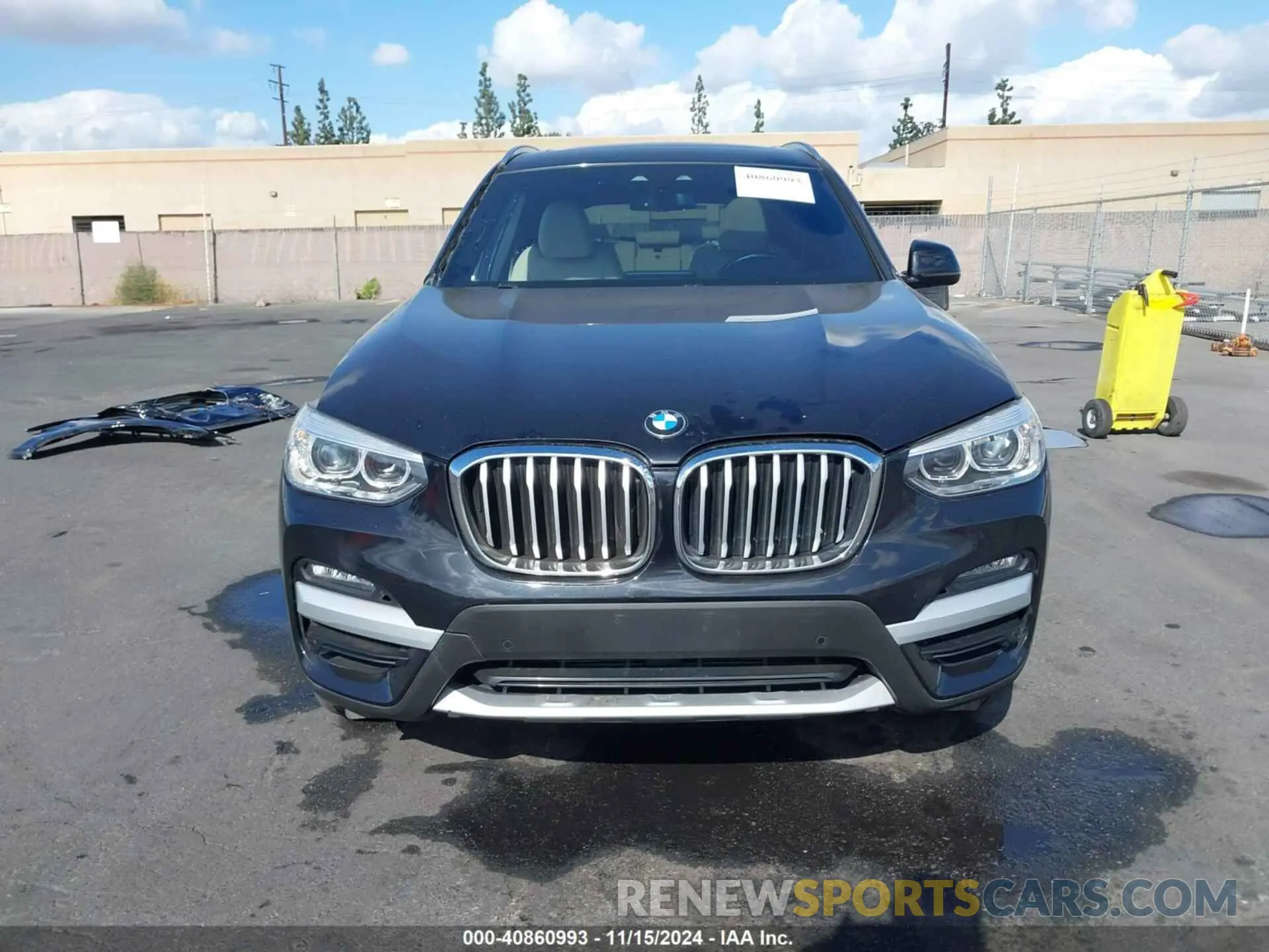 13 Photograph of a damaged car 5UXTY5C05M9H95290 BMW X3 2021