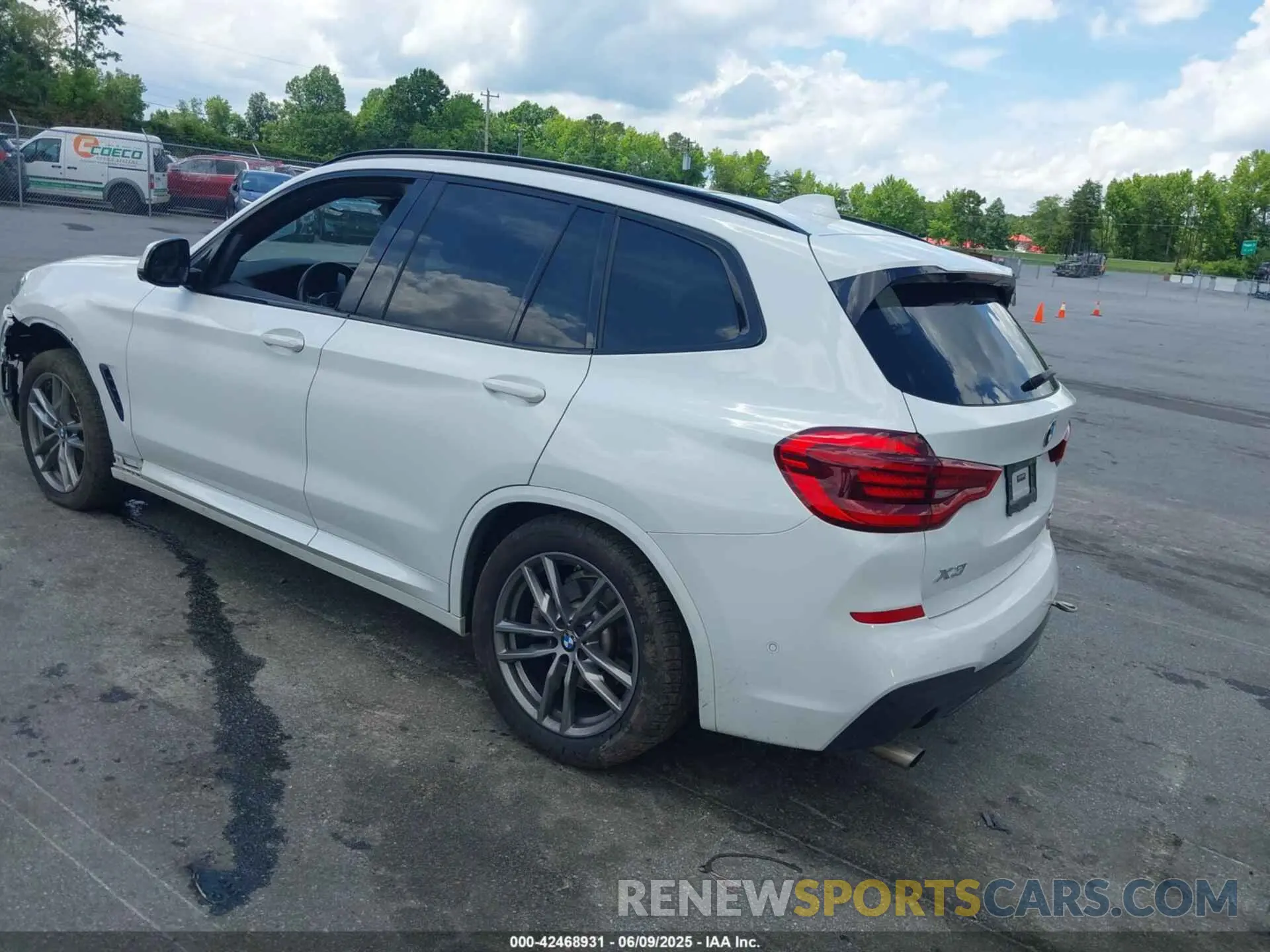 3 Photograph of a damaged car 5UXTY5C06M9D92161 BMW X3 2021