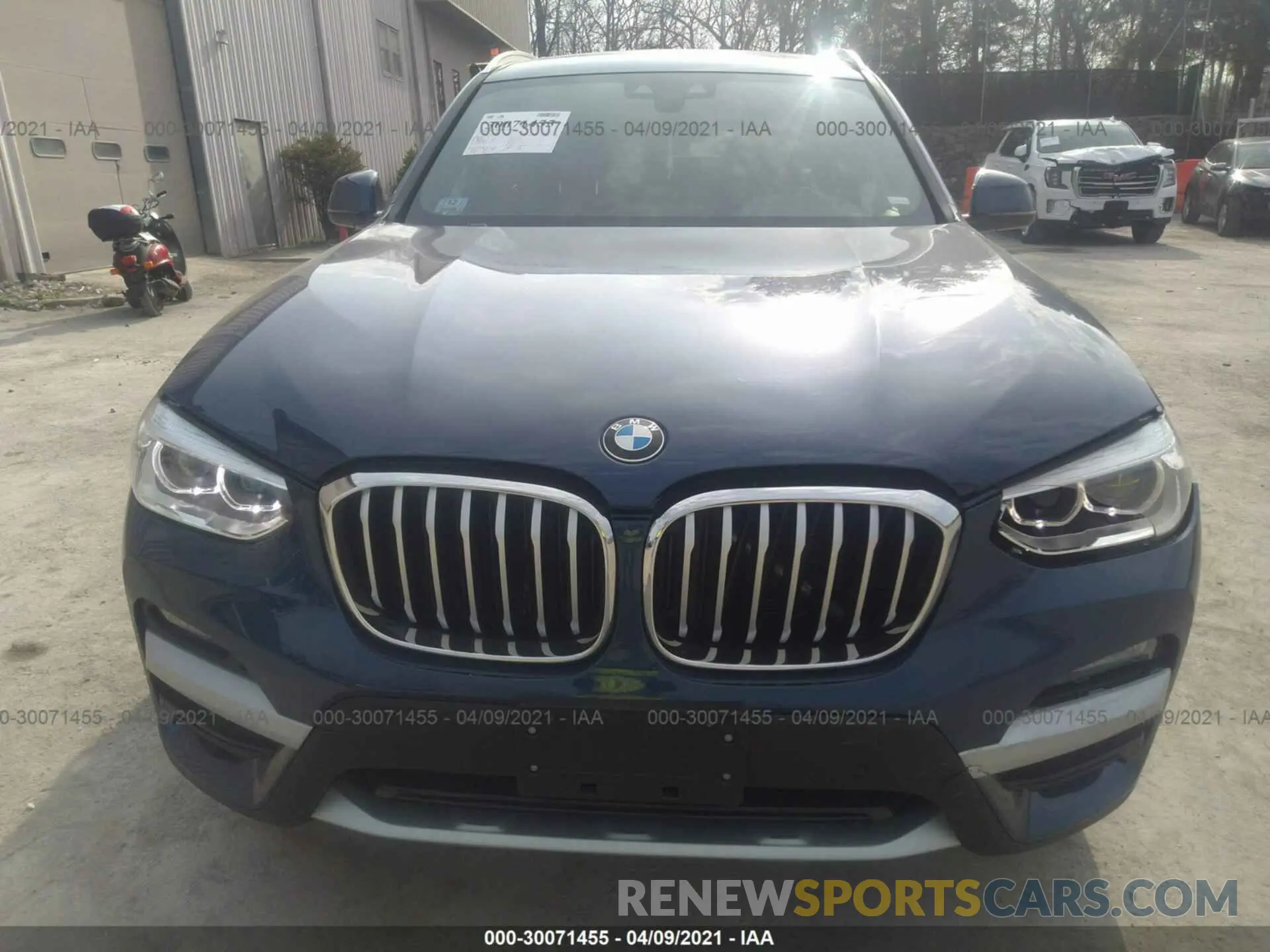 6 Photograph of a damaged car 5UXTY5C06M9F11553 BMW X3 2021
