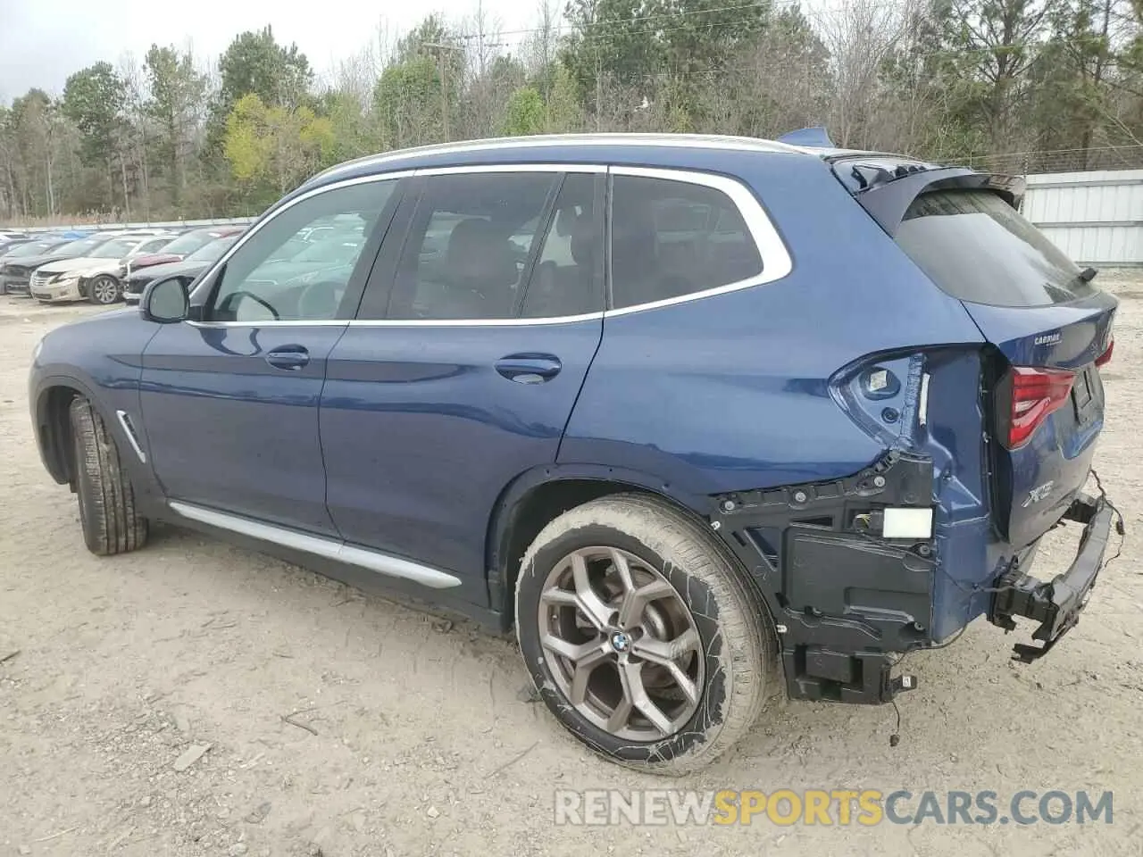 2 Фотография поврежденного автомобиля 5UXTY5C06M9F30958 BMW X3 2021