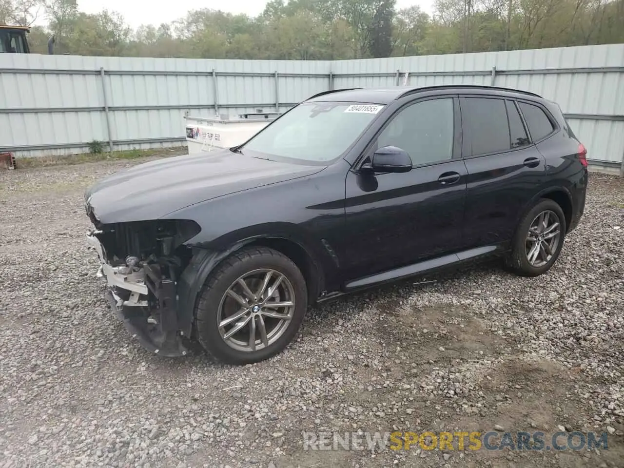 1 Photograph of a damaged car 5UXTY5C06M9H16838 BMW X3 2021