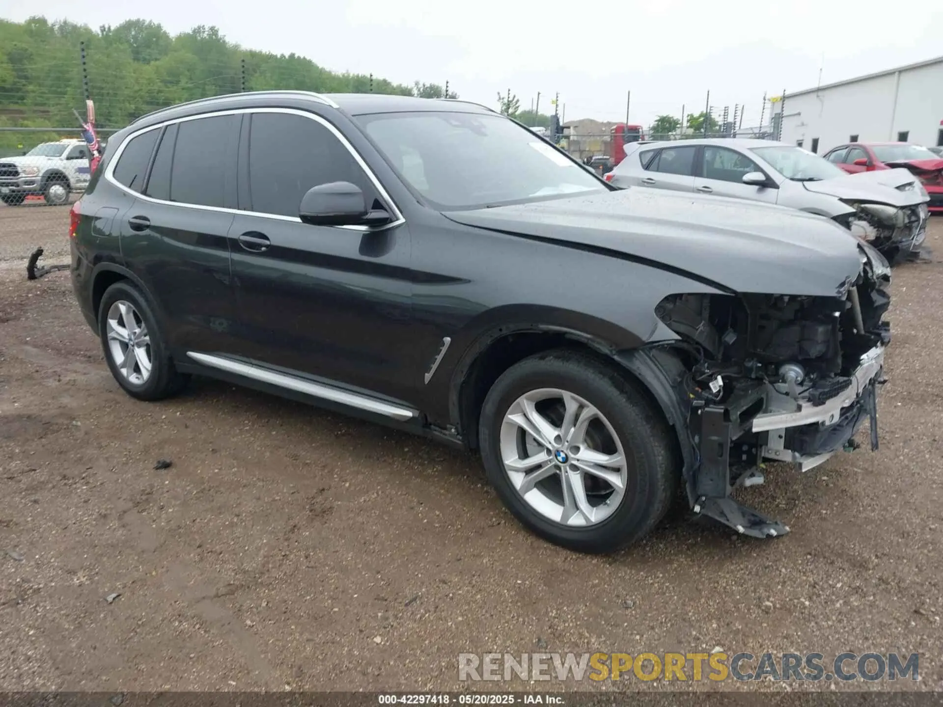 1 Фотография поврежденного автомобиля 5UXTY5C07M9D96607 BMW X3 2021