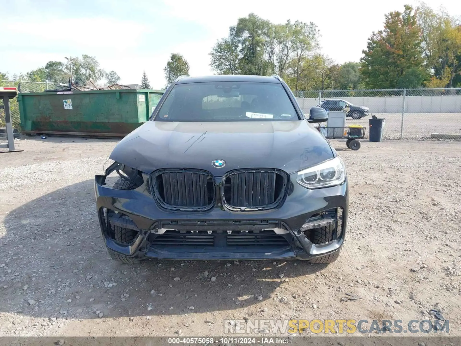 13 Photograph of a damaged car 5UXTY5C07M9F33352 BMW X3 2021