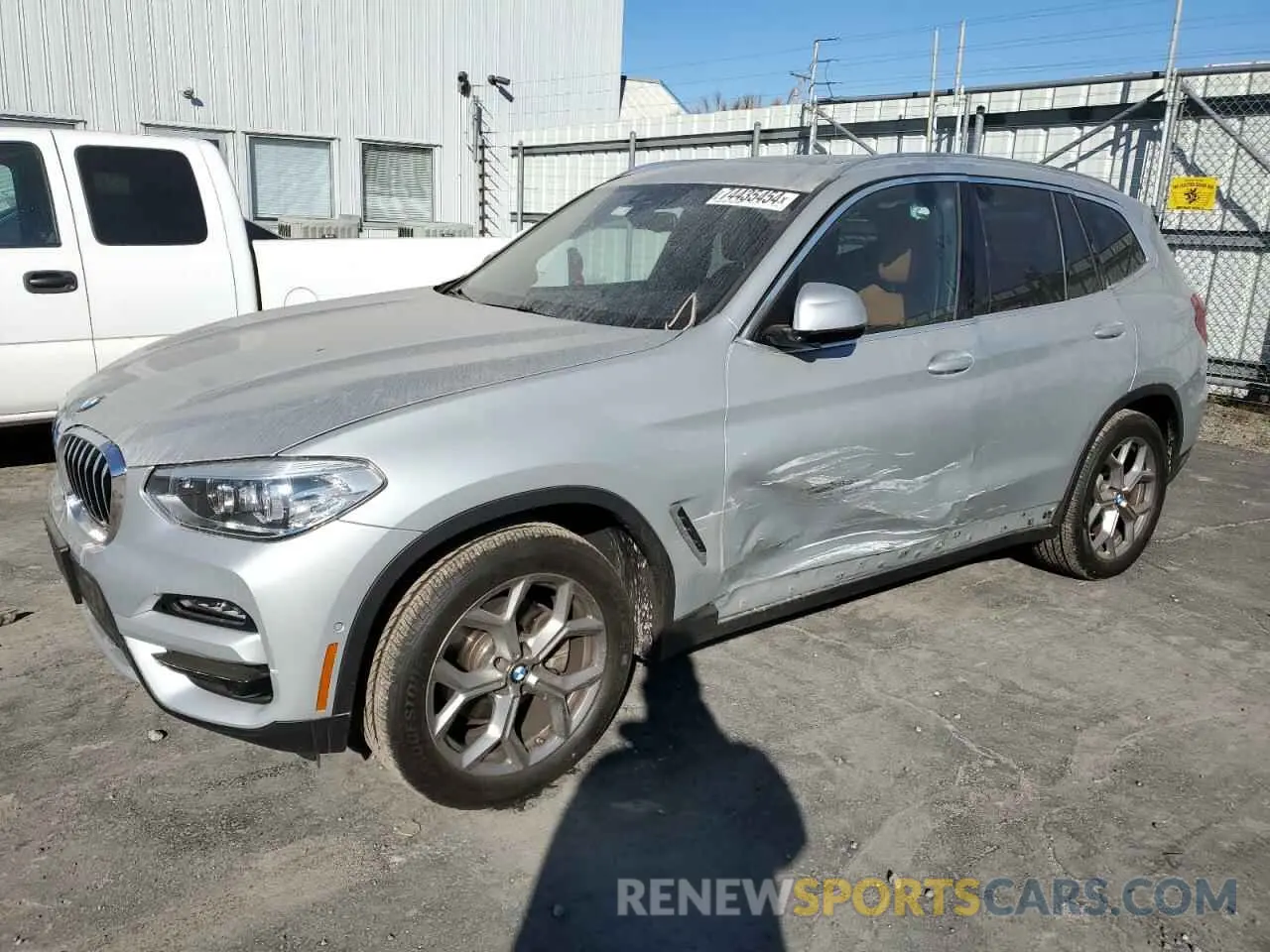 1 Фотография поврежденного автомобиля 5UXTY5C07M9G53748 BMW X3 2021